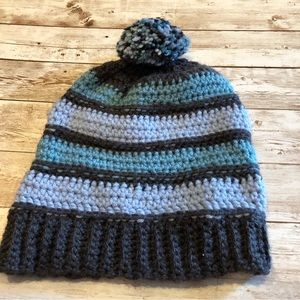 New handmade pom beanie